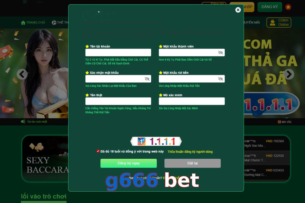g666 bet